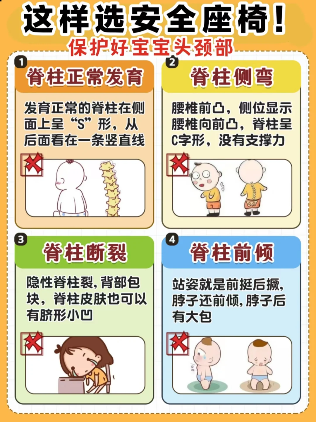 宝宝安全座椅影响头颈发育？手把手教你选！