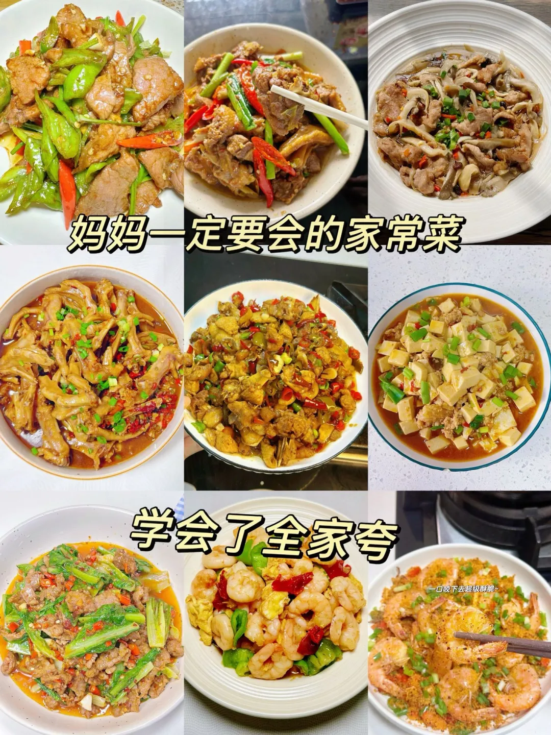 超简单家常菜、学会你也是大厨