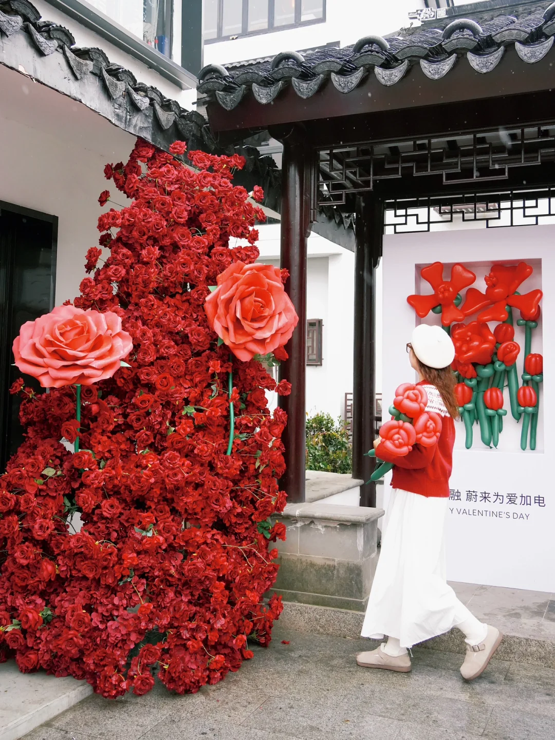 苏州新机位📷情人节玫瑰免费领🌹