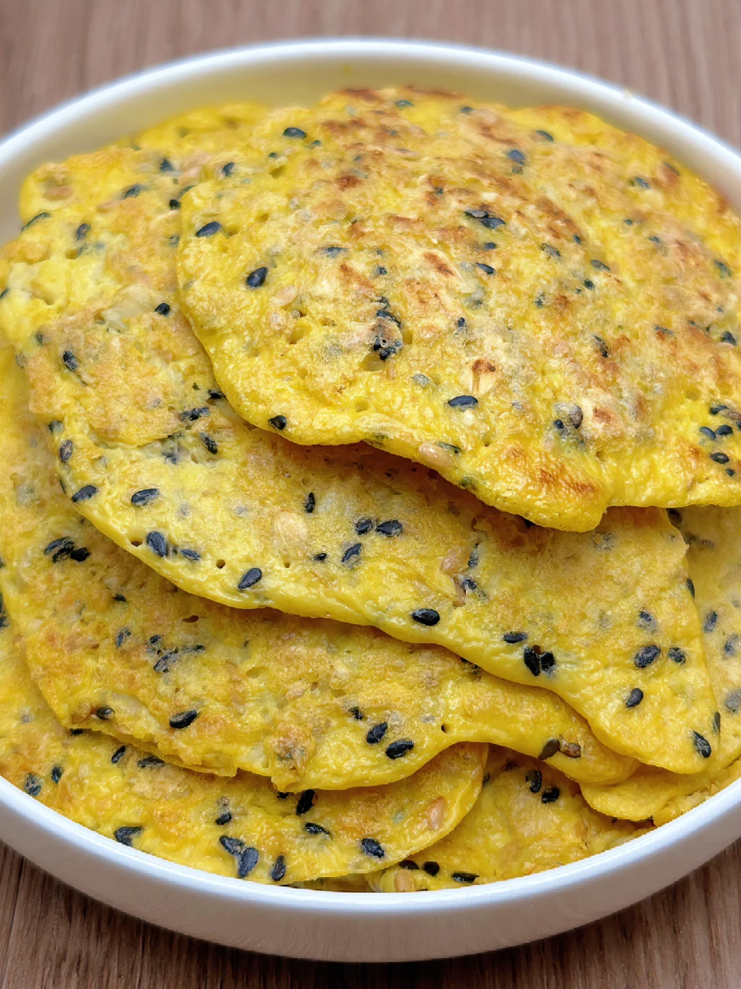 无淀粉！有手就会做得低卡低脂燕麦鸡蛋饼！