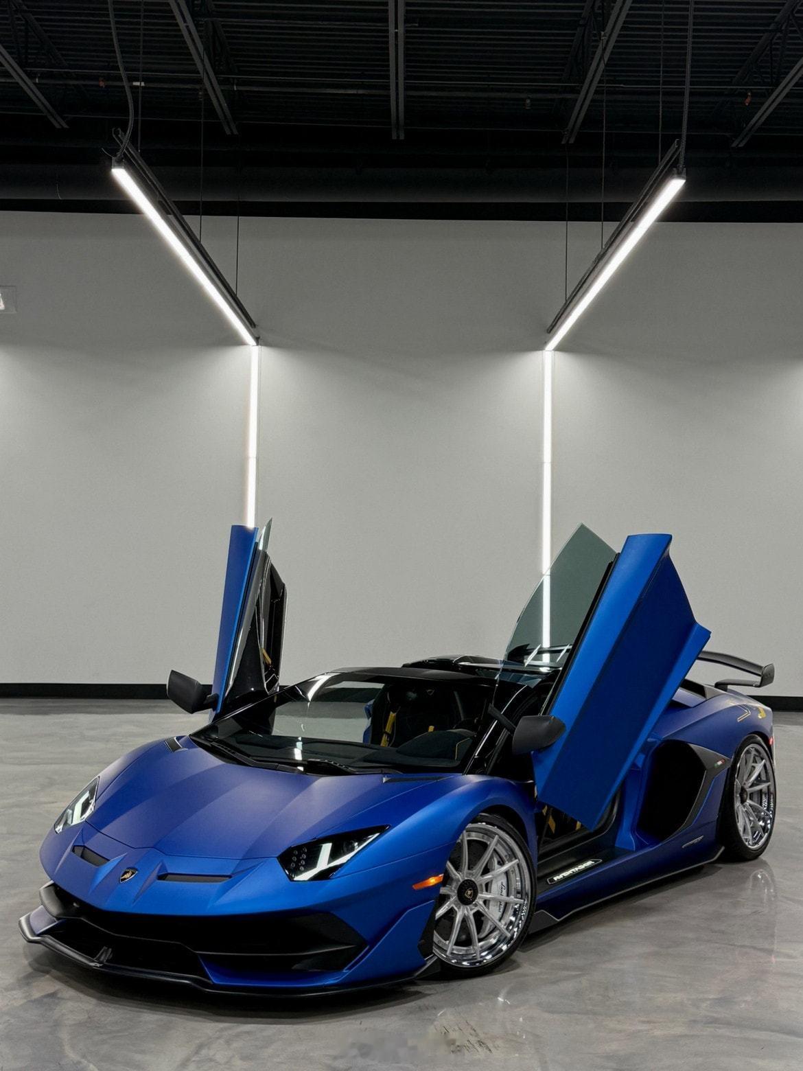 #兰博基尼[超话]##兰博基尼Aventador SVJ# 
封神蓝色大牛！兰博基尼Aventador SVJ，各个角度都美的很完美 ​