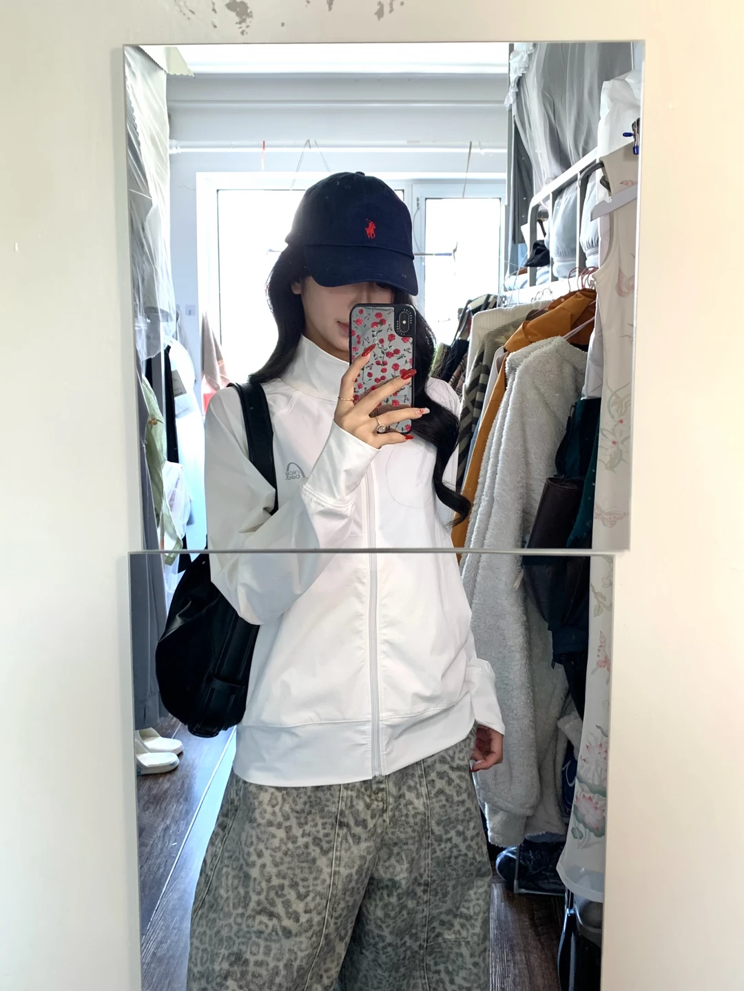 🧢帅帅的防晒衣➕豹纹裤