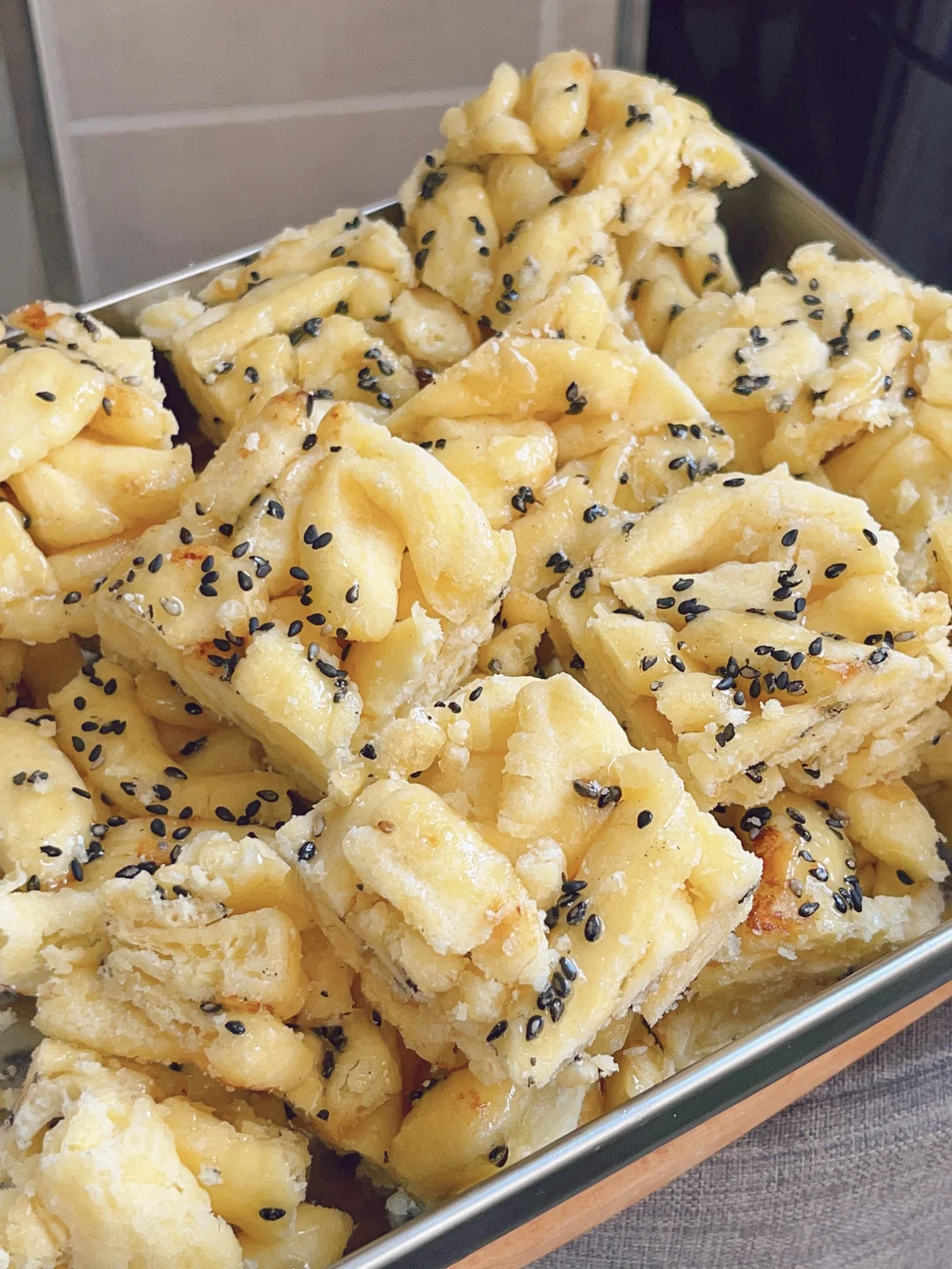 超级简单，有手就会的沙琪玛！！！