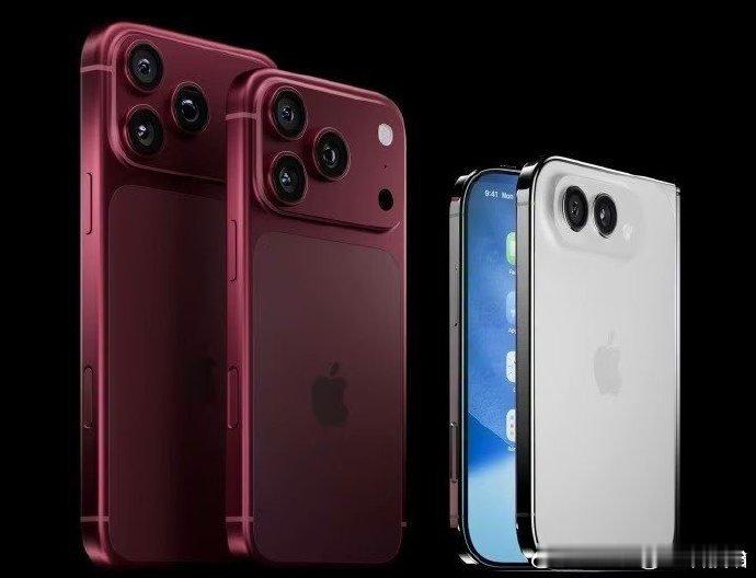 iPhone18 系列渲染，酒红色 Pro 质感拉满，还有苹果首款折叠 Ultra 亮相。结合网传预测售价，颜值拉满的同时价格也节节走高。传统 Pro 遇上折叠新机，你更看好哪个？#iPhone18# ​