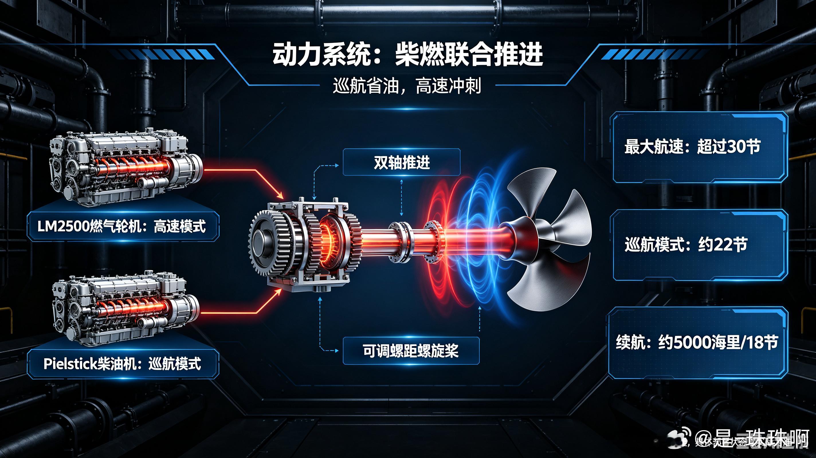 什瓦里克级（Project17）是印度首款自主设计的大型隐身护卫舰，在俄塔尔瓦级基础上放大改良，满载排水量达到6200吨，体量已经接近驱逐舰，一共仅建成3艘。该舰吸收欧洲隐身舰艇思路，上层建筑内倾、搭配吸波材料与红外抑制装置，大幅降低雷达和红外信号特征。

动力采用美制燃气轮机加法国柴油机的柴燃 ​