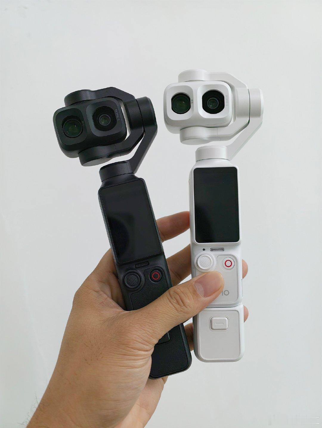 黑色 & 白色 大疆Pocket 4P ，男生大概率都是会喜欢黑色，女生大概率喜欢白色吧？ ​