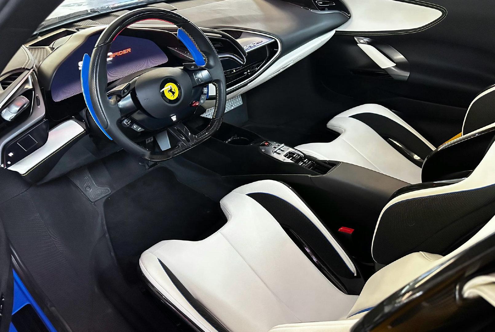 法拉利SF90 Stradale、SF90 Spider、SF90 XX Stradale、SF90 XX Spider 内饰配色。 ​