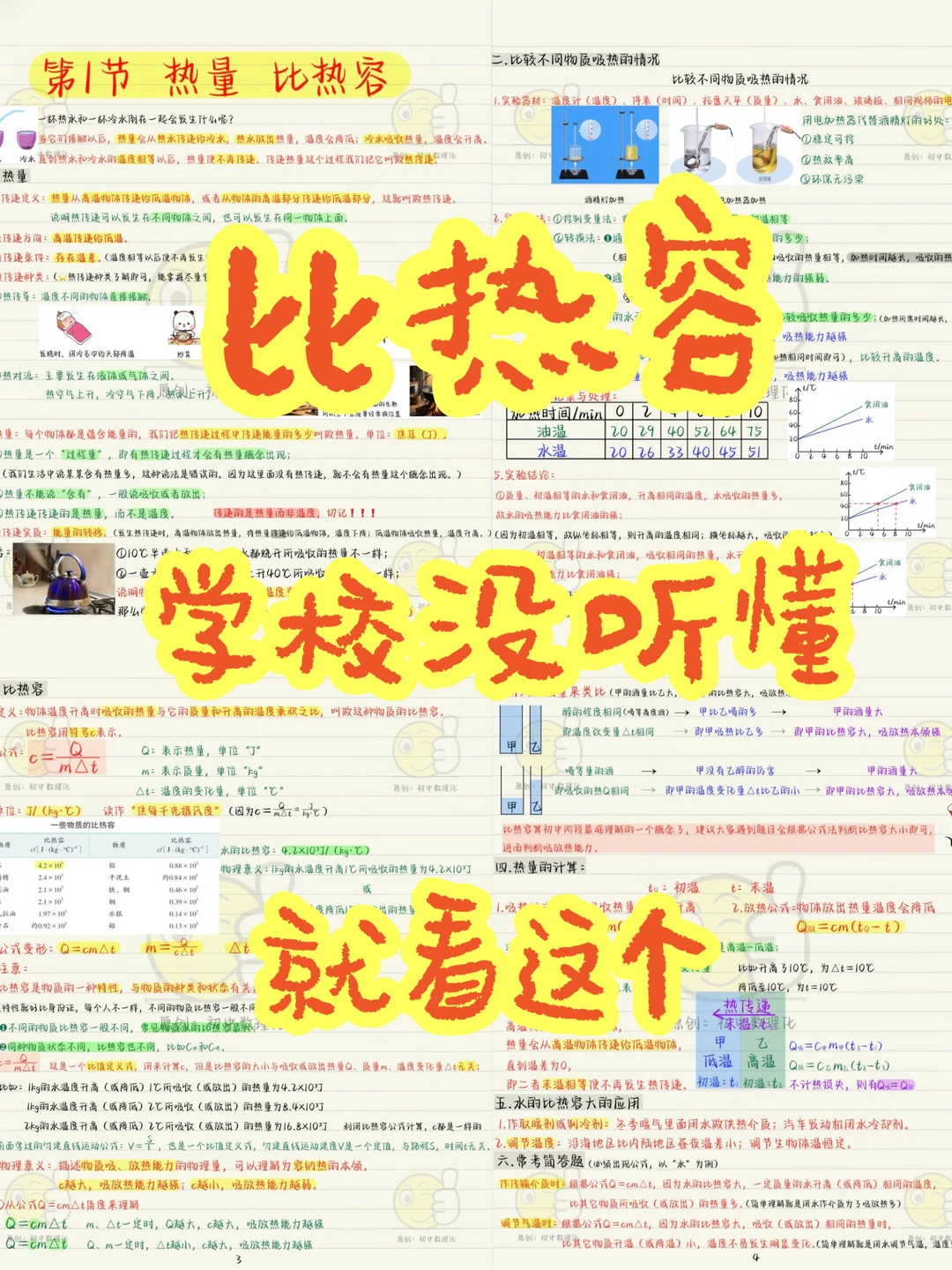 比热容你真的学明白了吗？