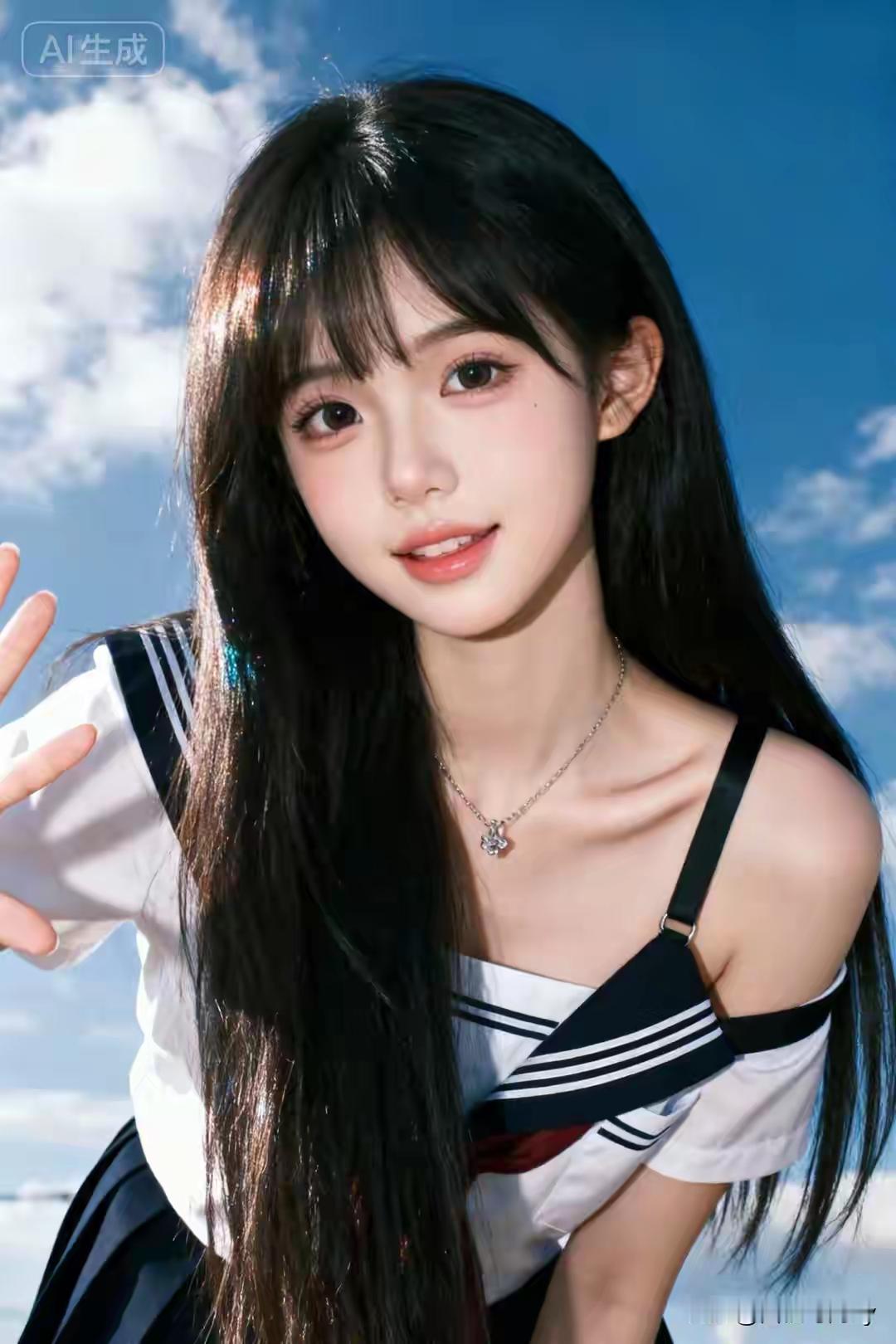 泉州一校花美女，甜美清新，清纯可爱，貌美如花，太漂亮了！