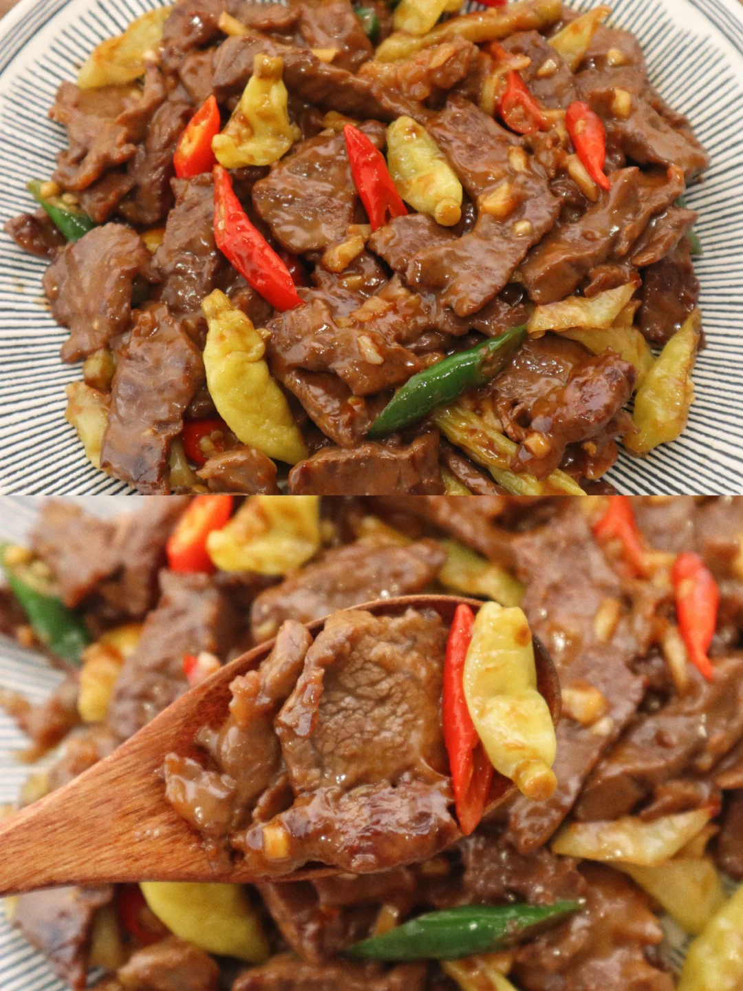 好吃到不可思议的泡椒牛肉！备好米饭吧！