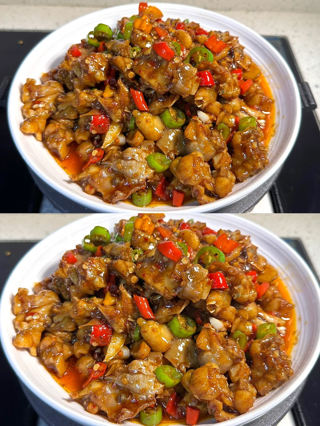 爆好吃的香辣牛蛙 有点南昌排队王那味了