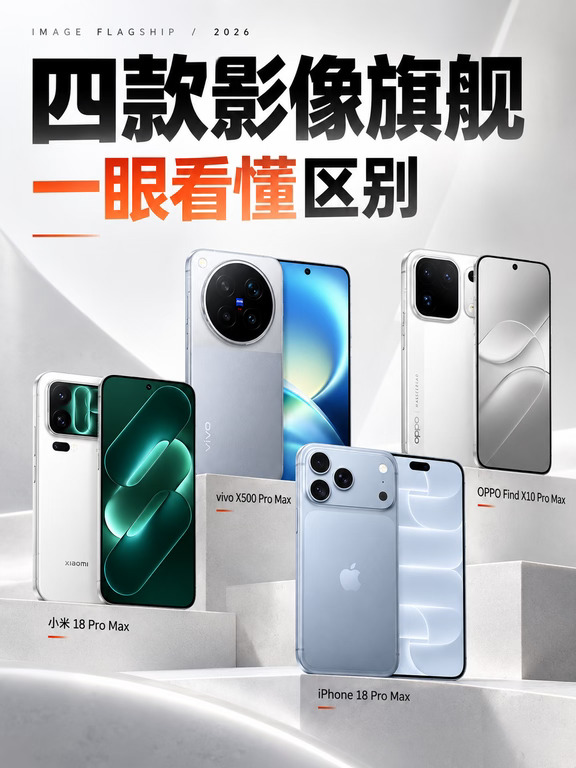 2026四款影像旗舰，一眼看懂区别