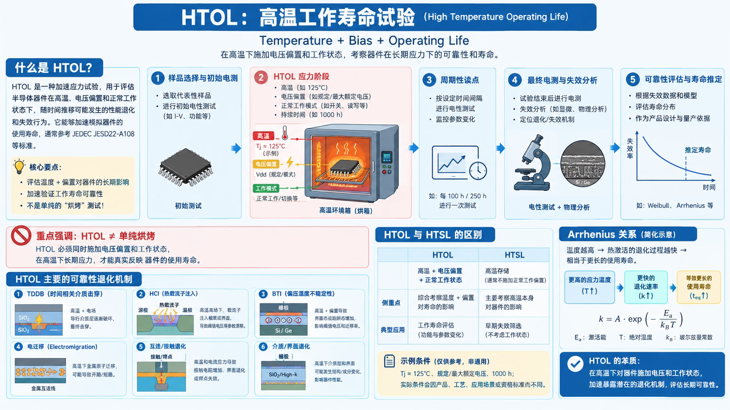 什么是HTOL高温工作寿命试验？