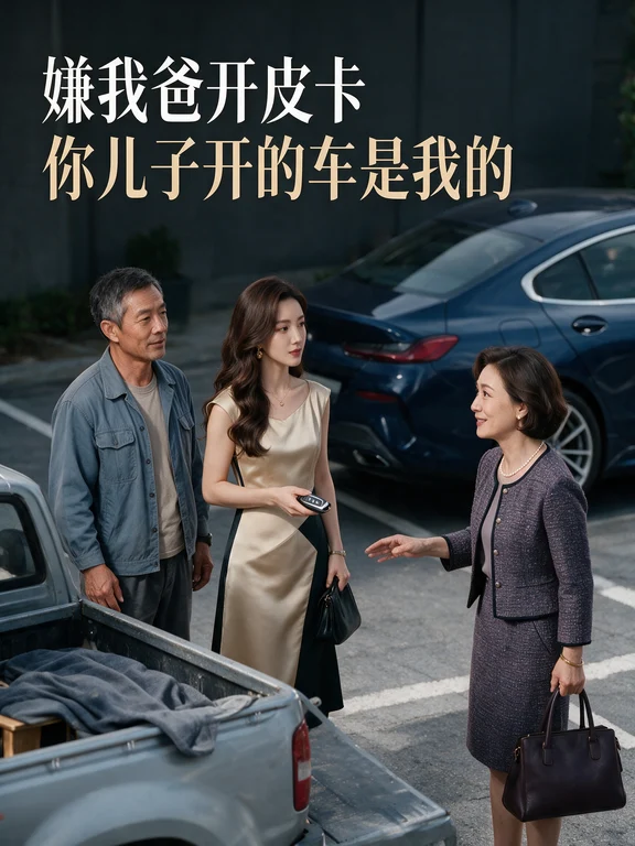 嫌弃我爸开皮卡 你儿子开的宝马是我买的！