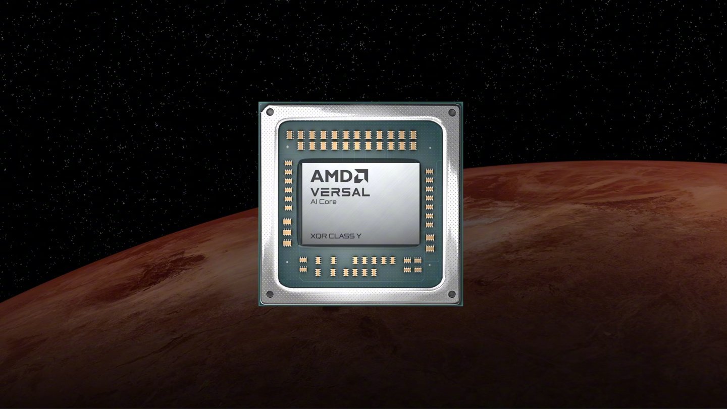 【AMD 出样 Versal AI Core XQRVC1902 自适应 SoC，满足 15 年太空任务要求】这一 SoC 采用 AMD 自主研发的增强型航天级无盖有机封装，结合了保守的设计规则和增强型有机基板材料，搭配航天级芯片电容器 ​