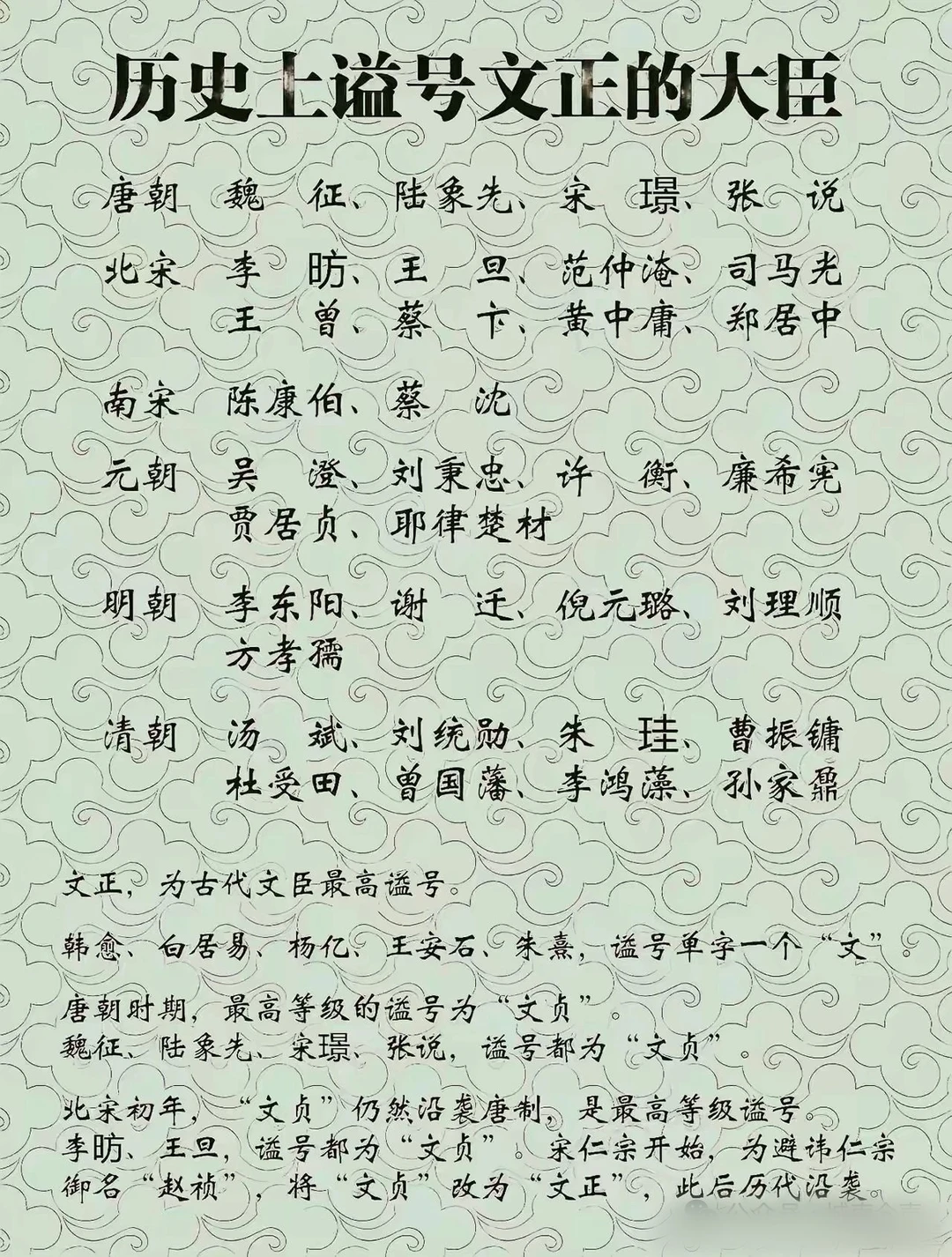 🔥古代文臣的终极梦想！“文正”谥号有多难拿？