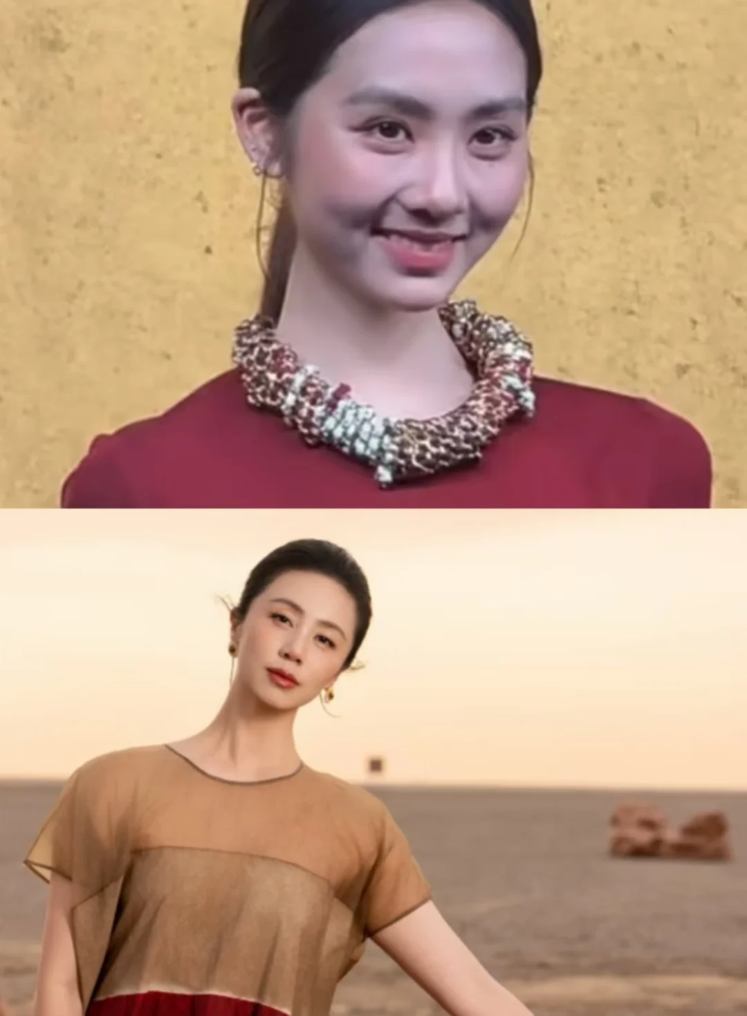 黄多多长得真像她妈妈