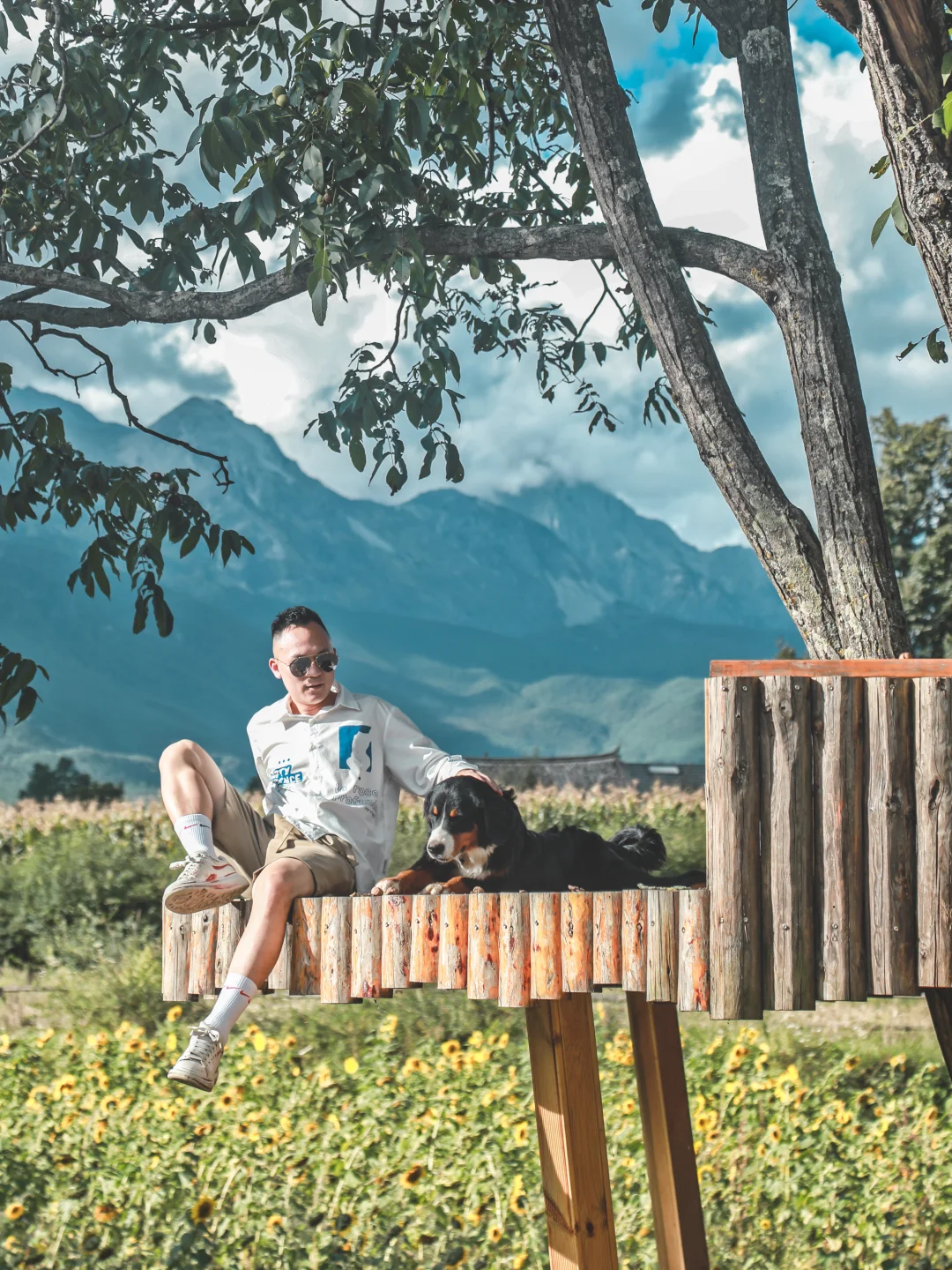 太爱丽江的这个雪山客厅啦！