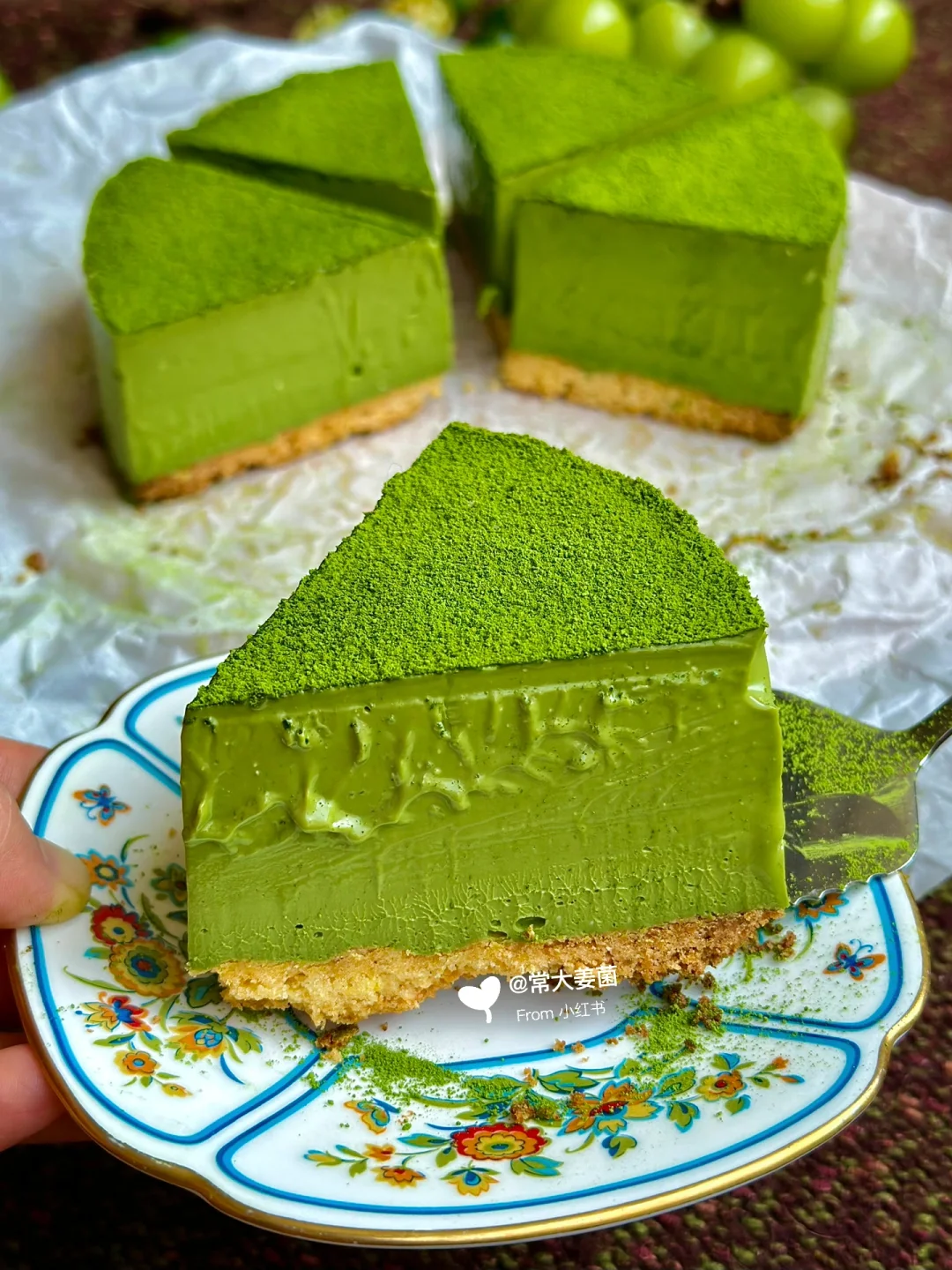 浓！抹茶生巧慕斯🍵🍵丝滑～～～