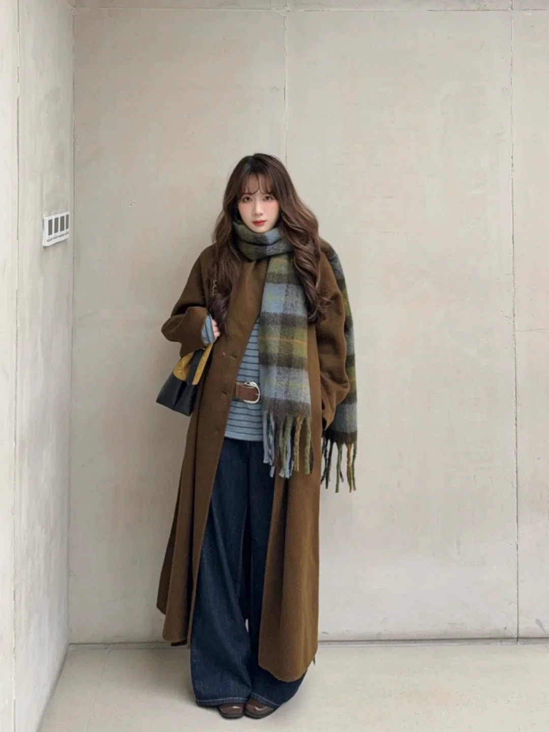 🍂棕色大衣穿搭思路✖️5