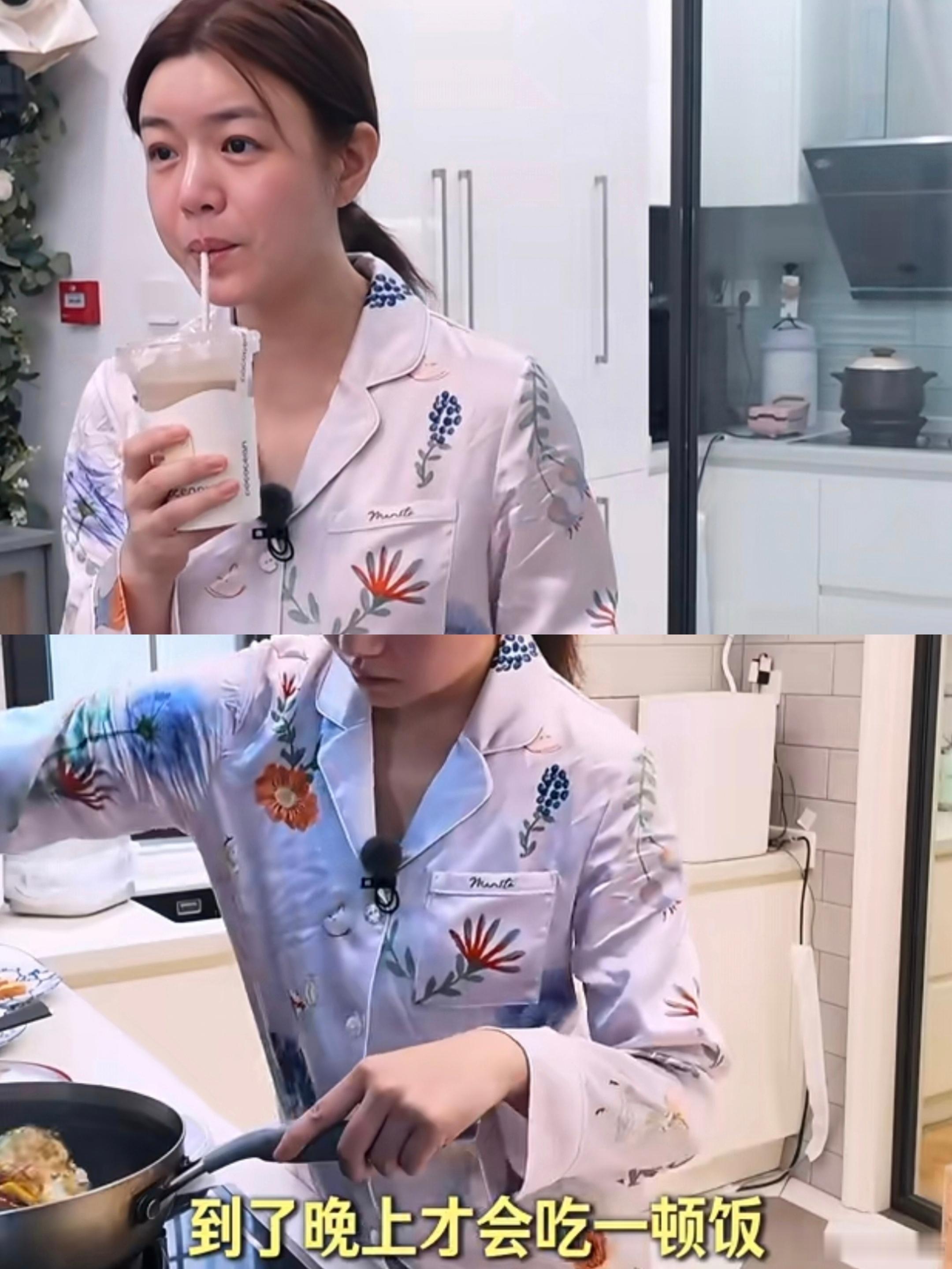 陈妍希一天一顿白天只喝两杯咖啡  看到《我家那闺女》里的陈妍希饮食习惯...