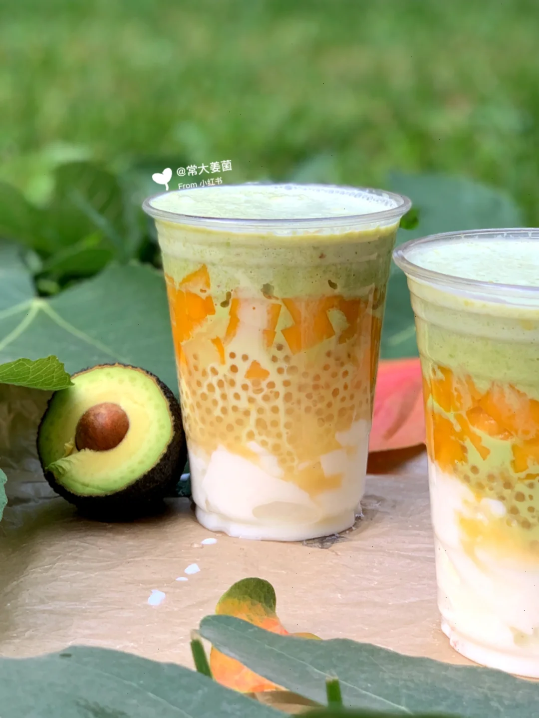 自制网红牛油果甘露🥑🥭🥛吨吨吨停不下来……