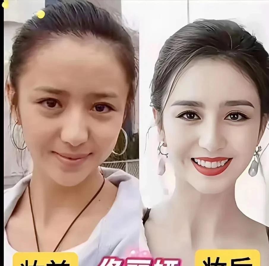 五十七岁那英素颜被拍像邻居阿姨，四十四岁谢娜卸完妆跟没卸一样，四十三岁佟丽娅生图里照样有黑眼圈。这三张脸搁一块儿，把娱乐圈那层“完美”的窗户纸捅了个稀碎。那英法令纹深得能夹住光，谢娜素颜干净但眼神确实淡了，佟丽娅眼下一圈青灰藏都藏不住。可奇怪的是，越看越顺眼。不是她们素颜多能打，是看腻了磨皮磨到鼻梁
