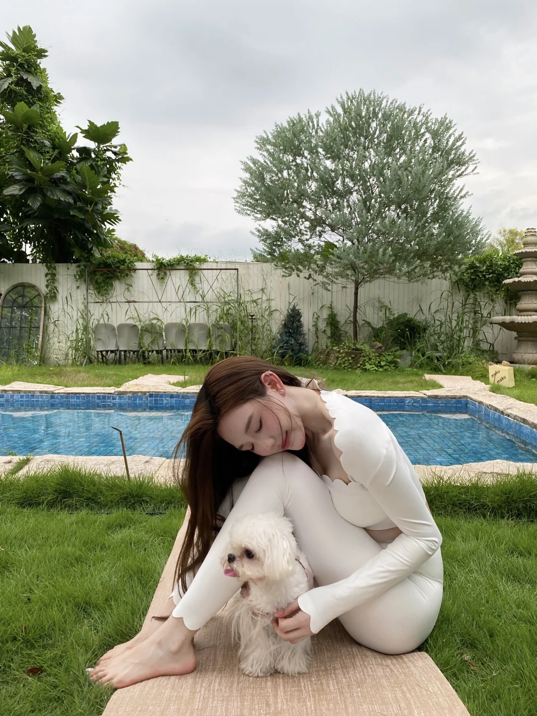 Puppy yoga in SZ 🐩 幸好生活有小狗