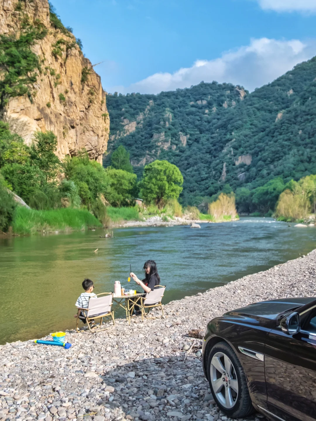 十一去哪❓来绝美白河峡谷露营呀⛺️好多鱼‼️