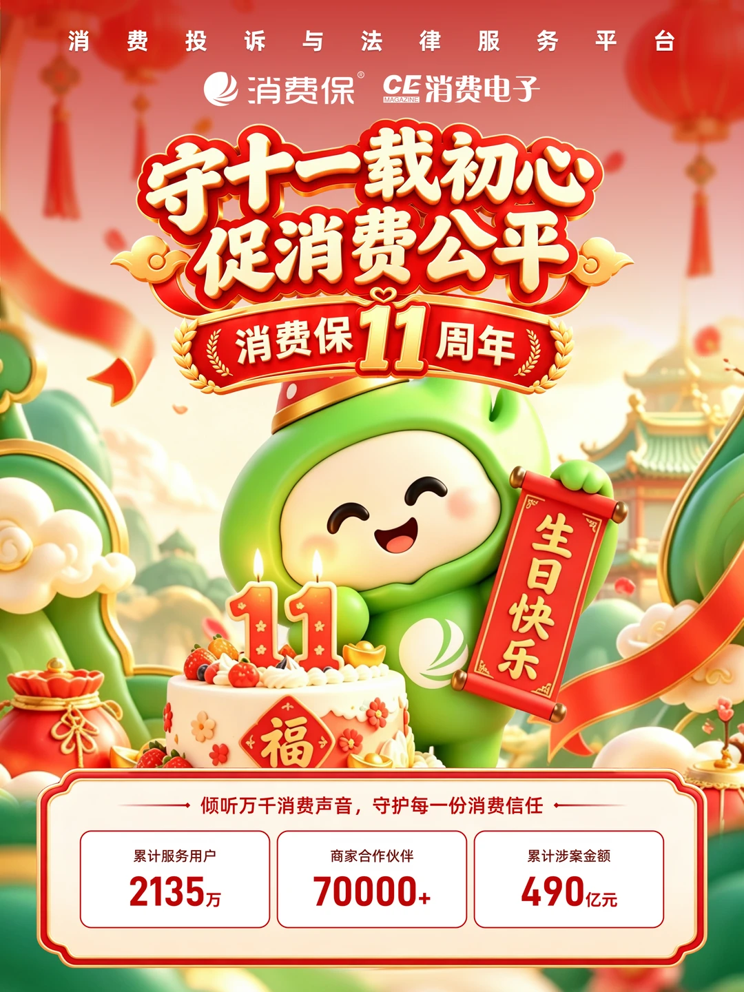 初心不变✨消费保11周年，坚持守护消费公平