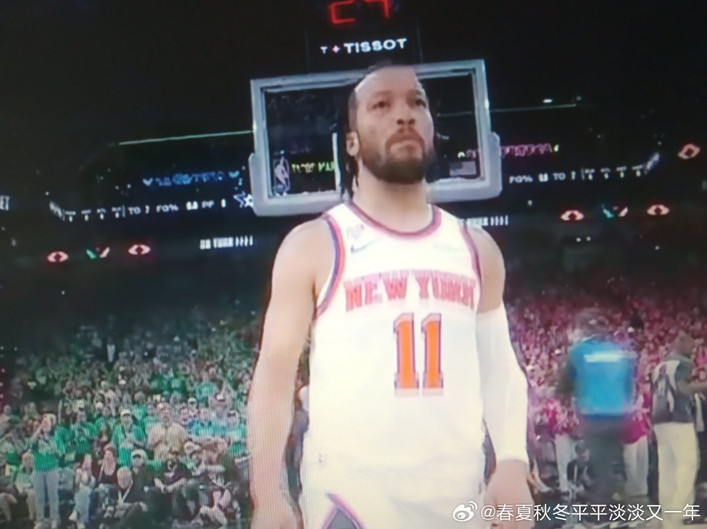 《NBA🏀总决赛🏆之二》上半场比赛结束🔚，马刺队与尼克斯队战成了...