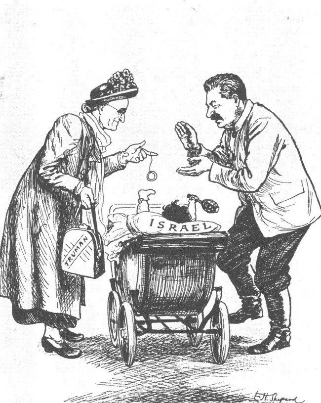 1948年，美苏协同一致的做了一件事