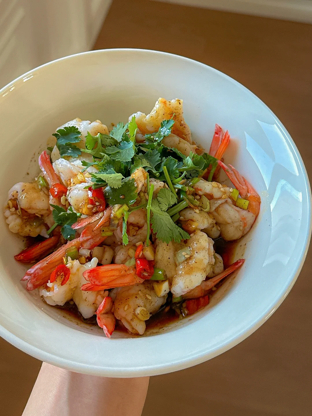 椒麻虾片太香了🤤❗️