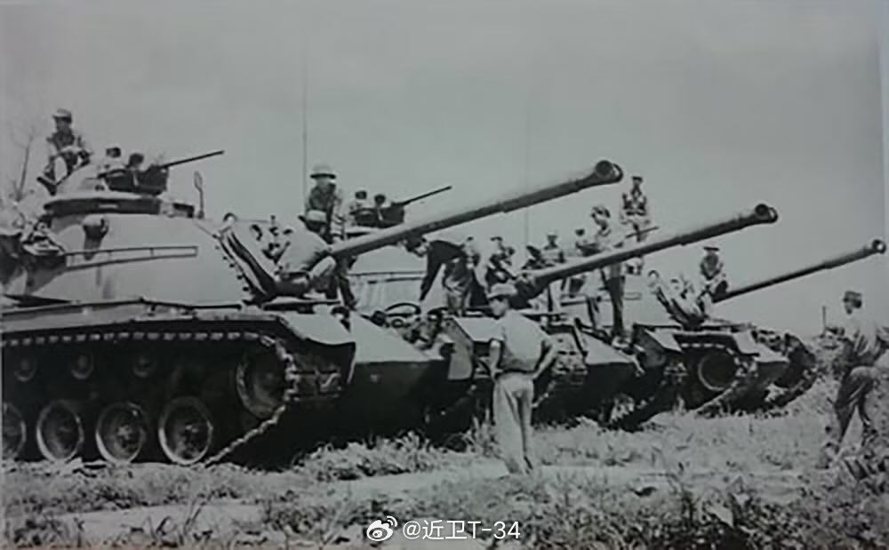 #烽火问鼎计划#  用于与红色高棉战斗的越南军队M48A3 ​