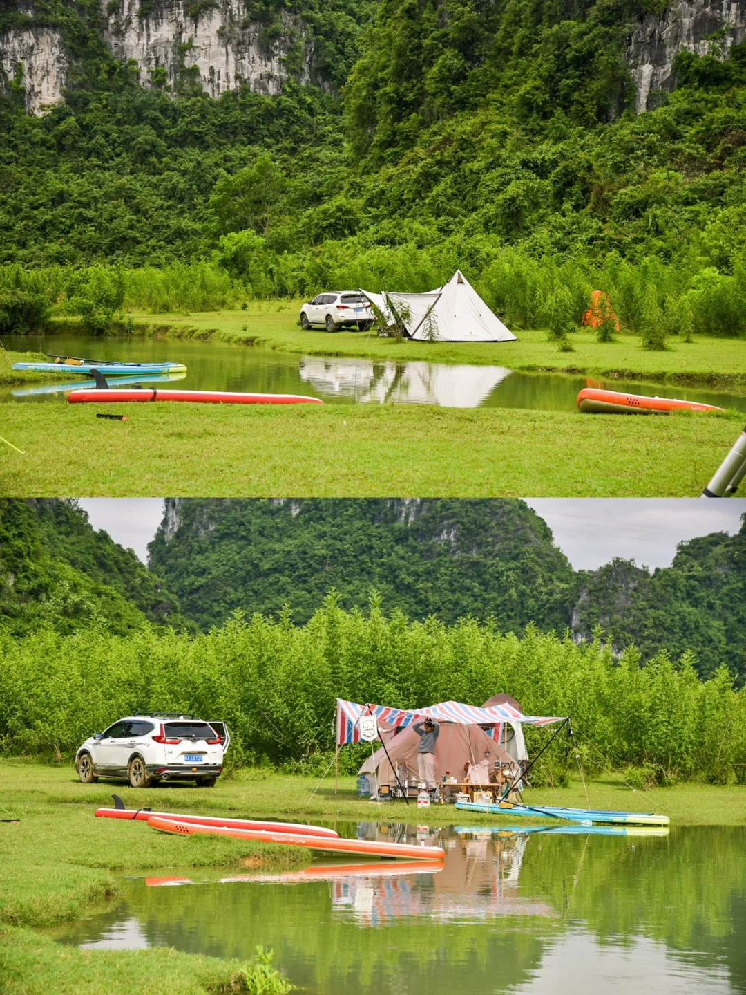 南宁周边｜布泉河 浆板+露营，这也太美了吧