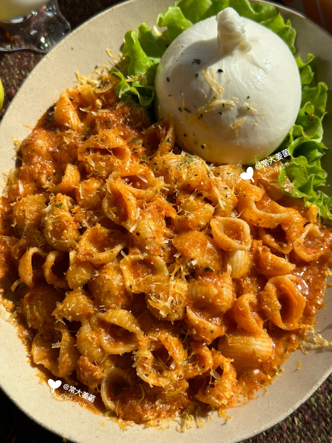 burrata贝壳意面🐚🍝🧀好浓郁！！