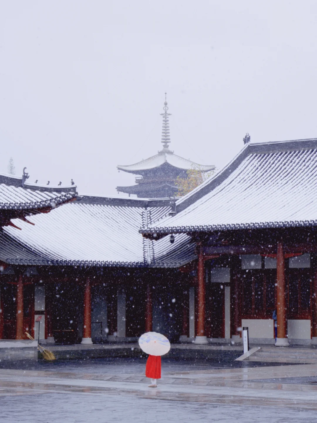 红墙白雪｜这不是故宫，这是杭州德寿宫‼️