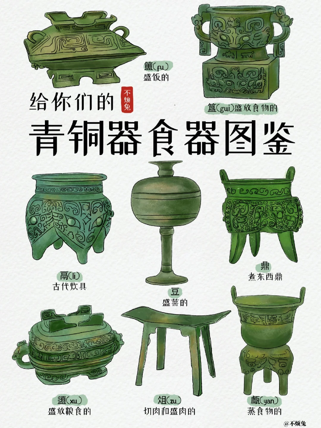 📕传统文化｜青铜器食器大全图鉴