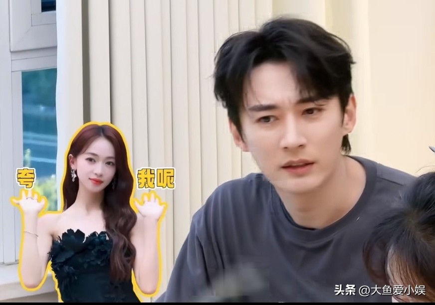 刘学义说：“吴谨言挺抽象的。她的那个审美也挺那个峰回路转的。”

毛不易和李雪琴好奇到底问：“怎么了？是穿搭吗？”

刘学义解释说，他们俩当时在一个剧组拍戏，有一次在化妆间，她穿的挺隆重的。刘学义开玩笑问她是不是刚参加完时尚秀？

可能在刘学义看来，化妆间都要化妆，换衣服了。没必要在精心打扮一番在过