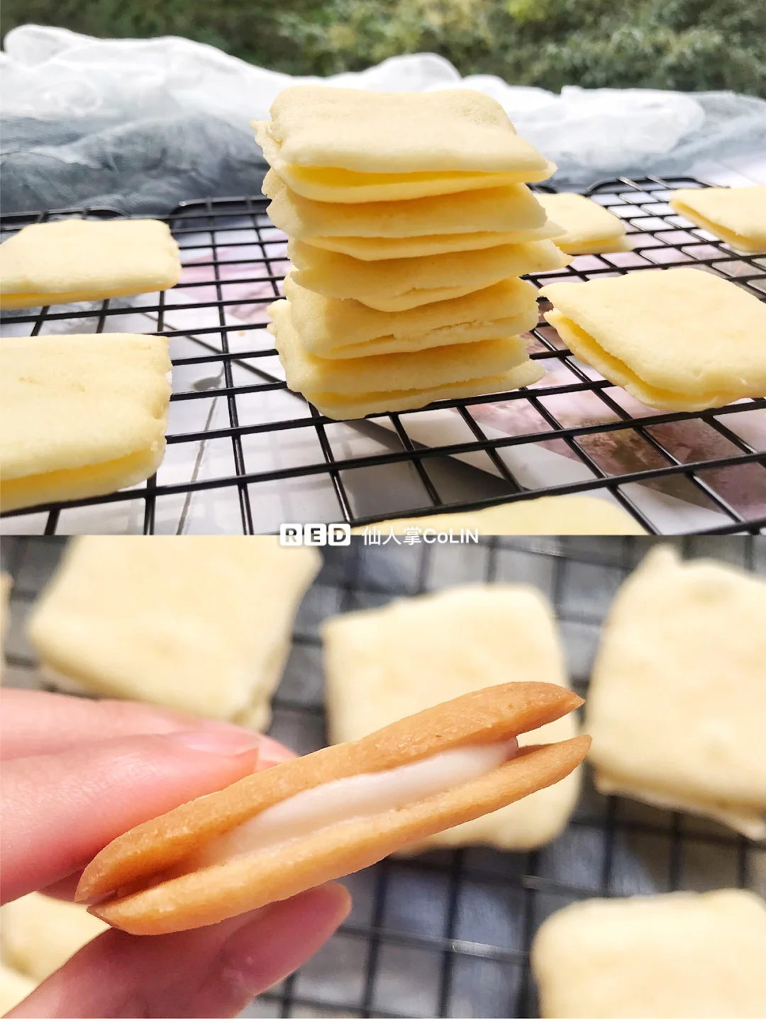 完美复刻白色恋人夹心饼干🥞酥脆香甜❗️