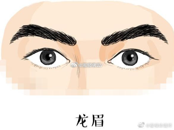 在面相中女的是龙眉好吗？眉高而略弯，眉宽而整齐，比眼长而有势，眉角弧度明显、色泽黑亮。有此眉相者，大都聪颖、精明且能干、果敢有为，一生与富贵结缘，兄弟多而和，父母长寿，家人幸福，特别是男性会出人头地，成为栋梁之材。 ​​​​情感 手相面相算命[超话] ​​​