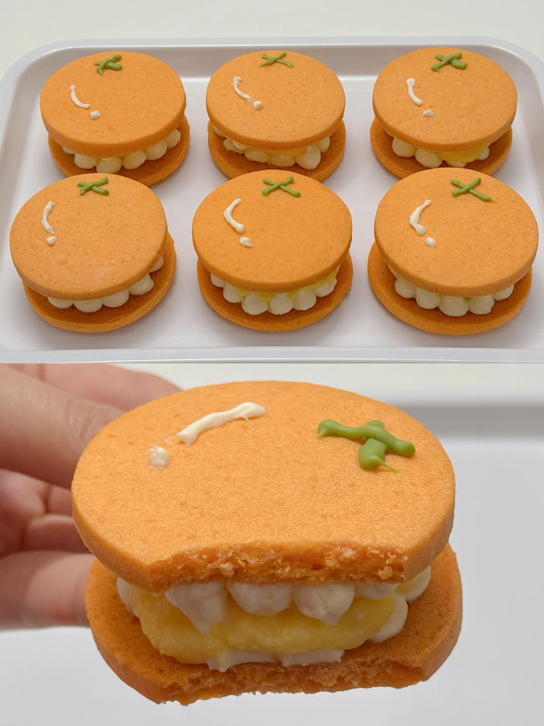 新年第一口甜品🧧 大橘大利乳酪曲奇🍊