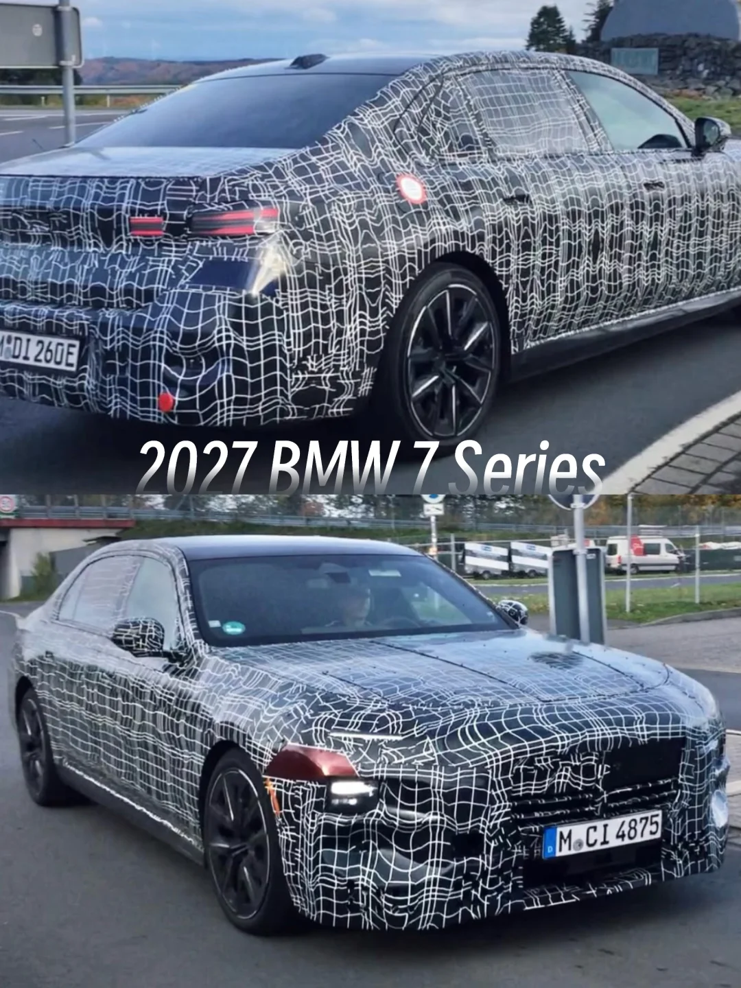 2027款宝马7系改款谍照 有什么不同