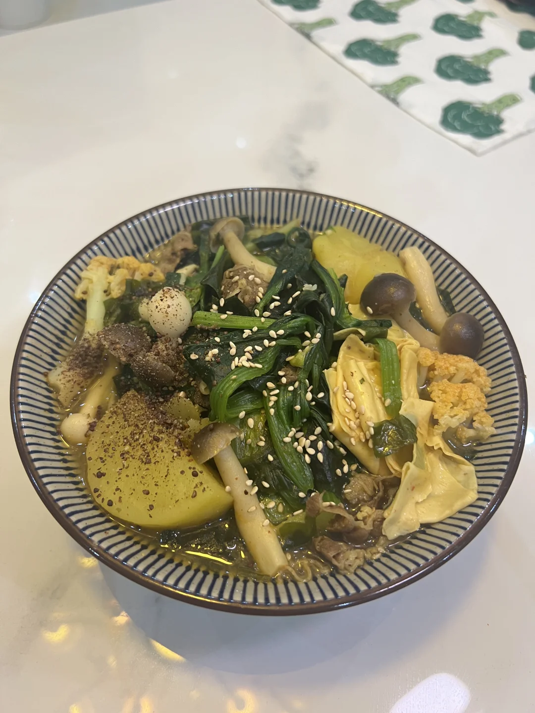 水煮菜真的好吃！重在配料