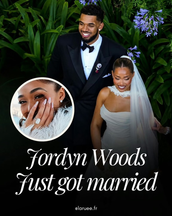 名人云集！唐斯与模特女友Jordyn Woods完婚