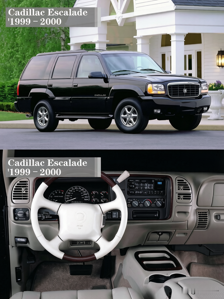 凯迪拉克Escalade 凯雷德（1999年—2026年）变化图，大家觉得哪一代更好看？