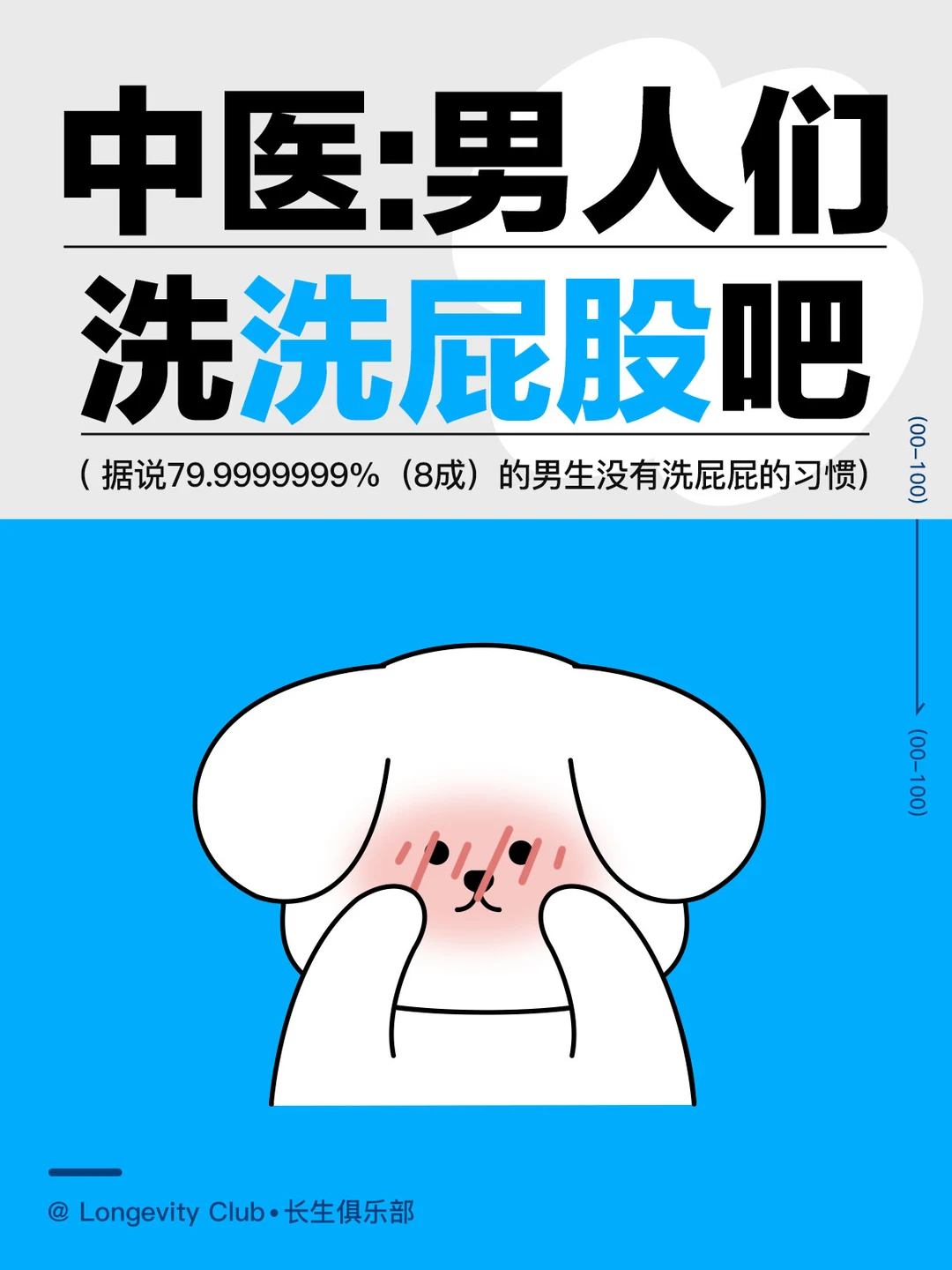 建议：男人们洗洗屁股