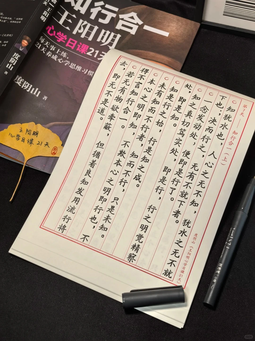 抄王阳明30天，我戒掉了情绪内耗