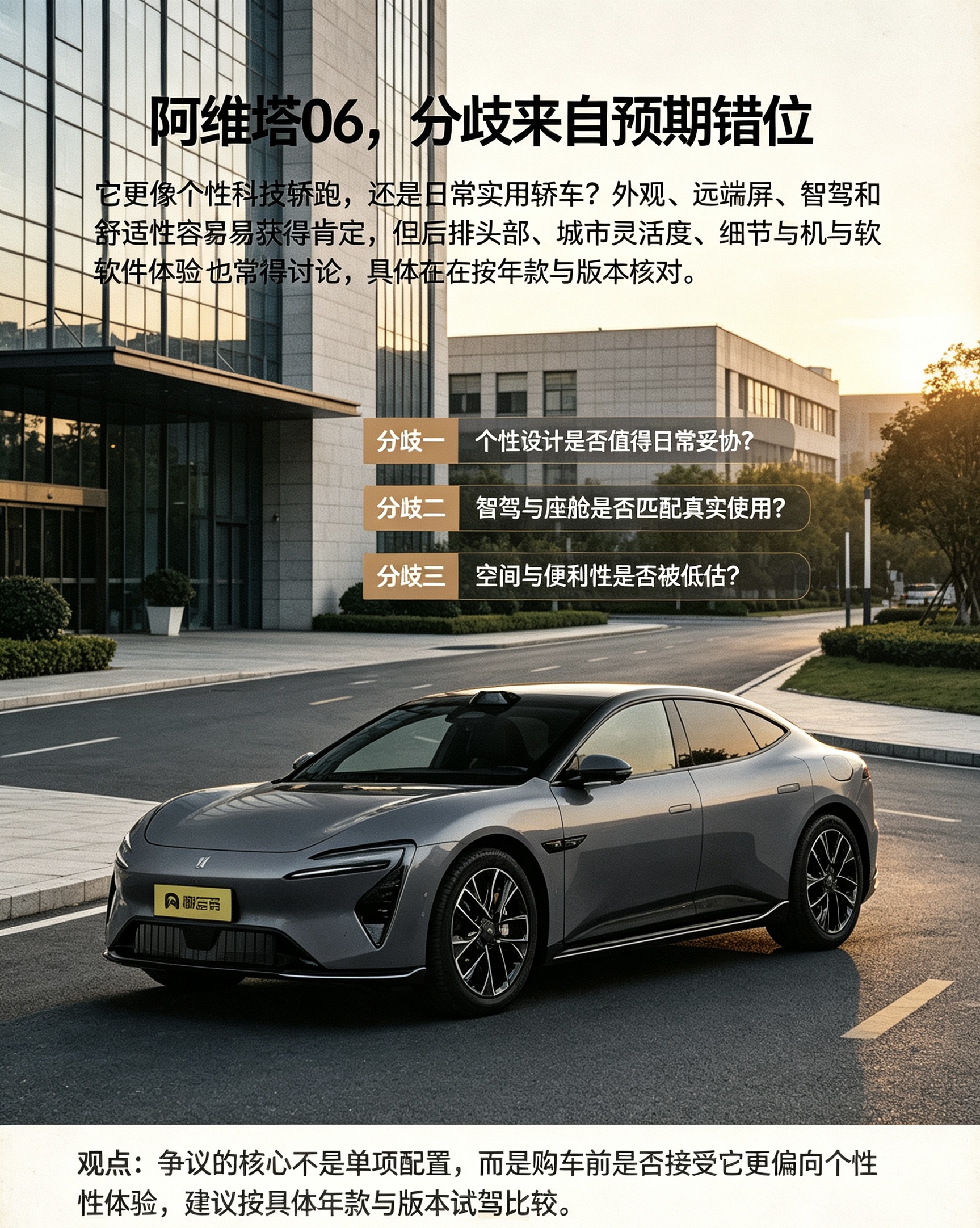 阿维塔06 分歧来自预期错位