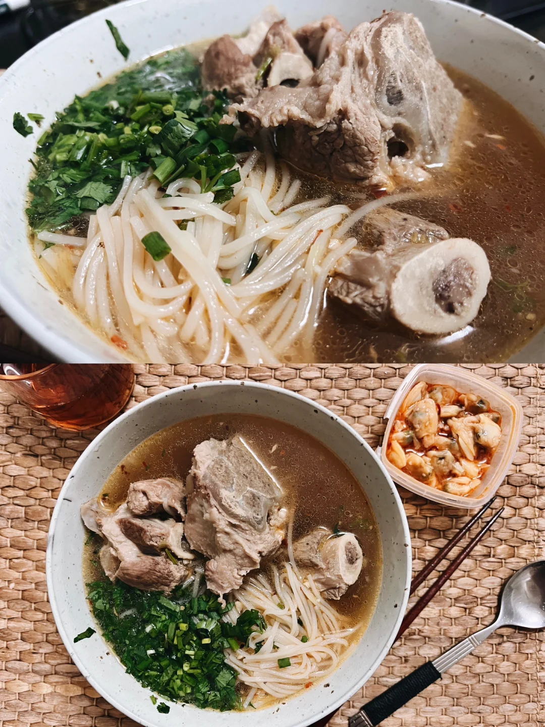 ☀️｜真❗️大骨汤米粉🍜超级香